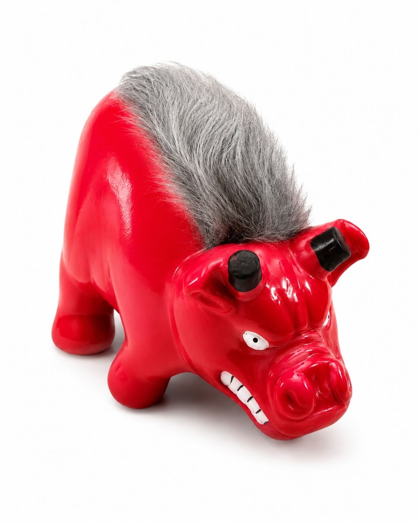 Accessories orgo DOG Latex pig with hair - S