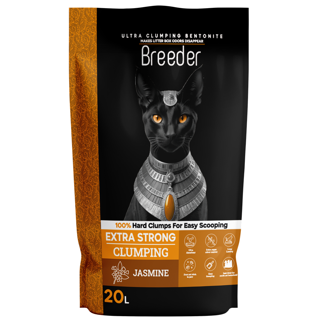 [2834] Cat litter Breeder CAT Brown Sand Clumping 20 L Jasmine