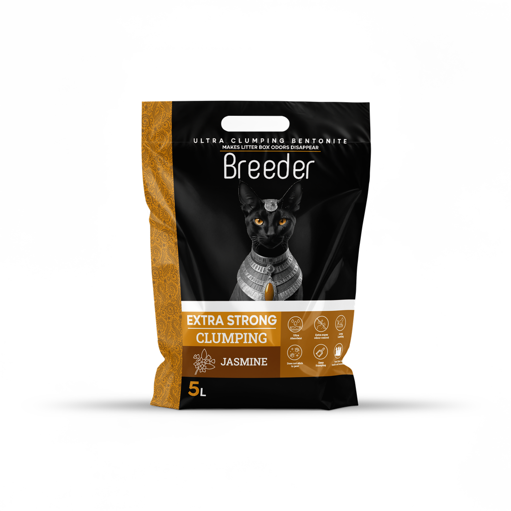 Cat litter Breeder CAT Brown Sand Clumping 5 L Jasmine