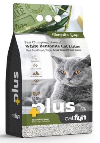 Cat litter Cat Fun CAT White cat litter  Marseille Soap 5 L
