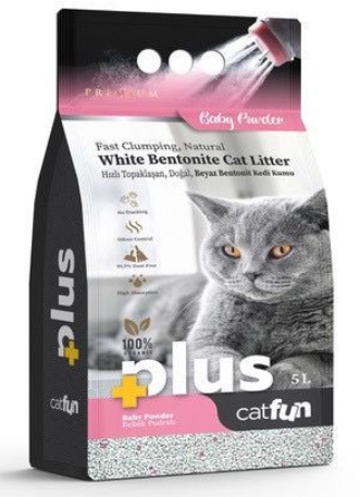 Cat litter Cat Fun CAT White cat litter Baby Powder 5 L