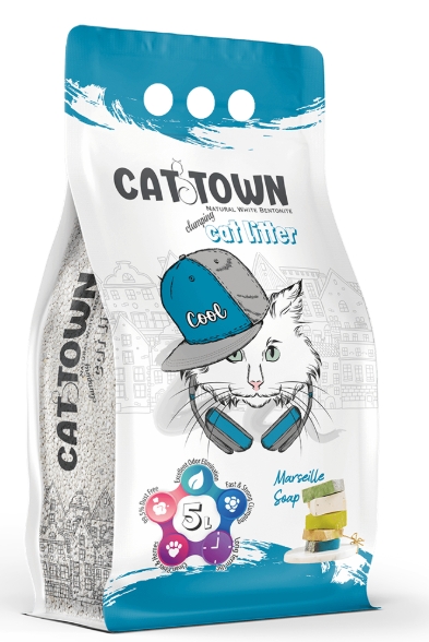 Cat litter Cattown CAT White Cat Litter Marseille Soap 5 L