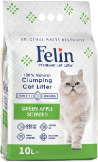 Cat litter Felin CAT White Cat Litter Apple 10 L