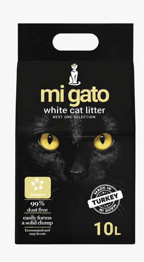 Cat litter Mi gato CAT White cat litter jasmine 10 L