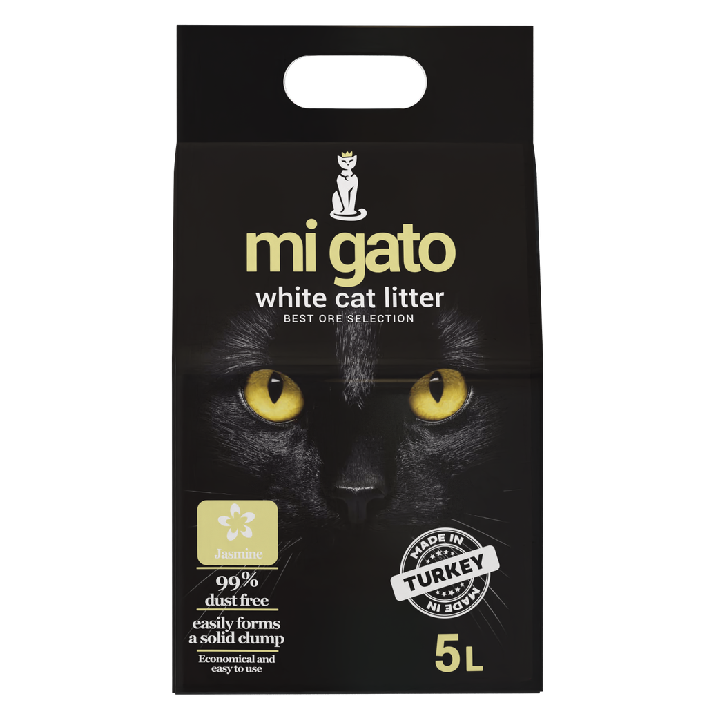 Cat litter Mi gato CAT White cat litter jasmine 5 L