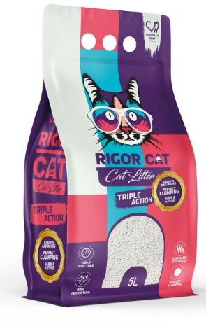 Cat litter Rigor CAT White Cat Litter Marseille Soap 5 L