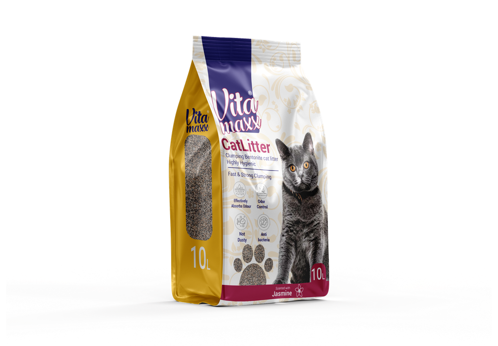 [2062] Cat litter Vita maxx CAT Brown Sand Clumping 10 L Jasmine