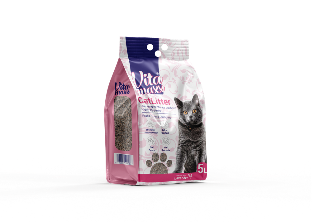 Cat litter Vita maxx CAT Brown Sand Clumping 5 L Lavender
