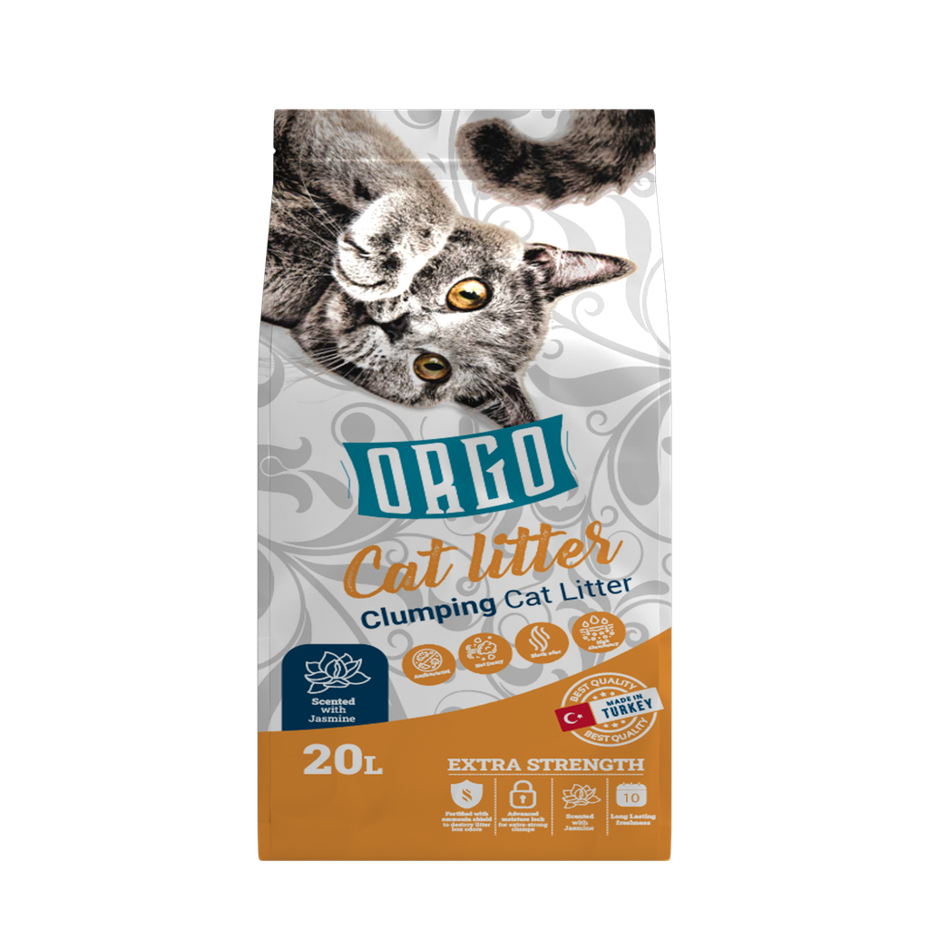 Cat litter orgo CAT White cat litter Jasmine 20 L