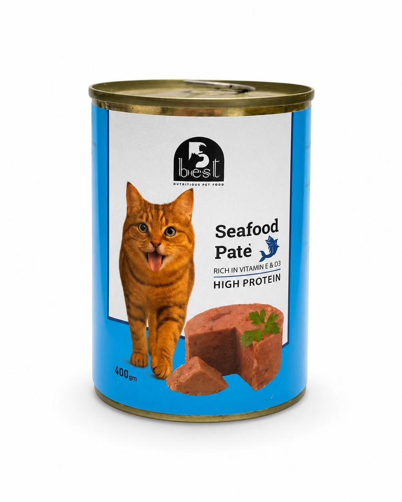 Wet Food Best cat  Can Food Adult Sea Food 400 gm