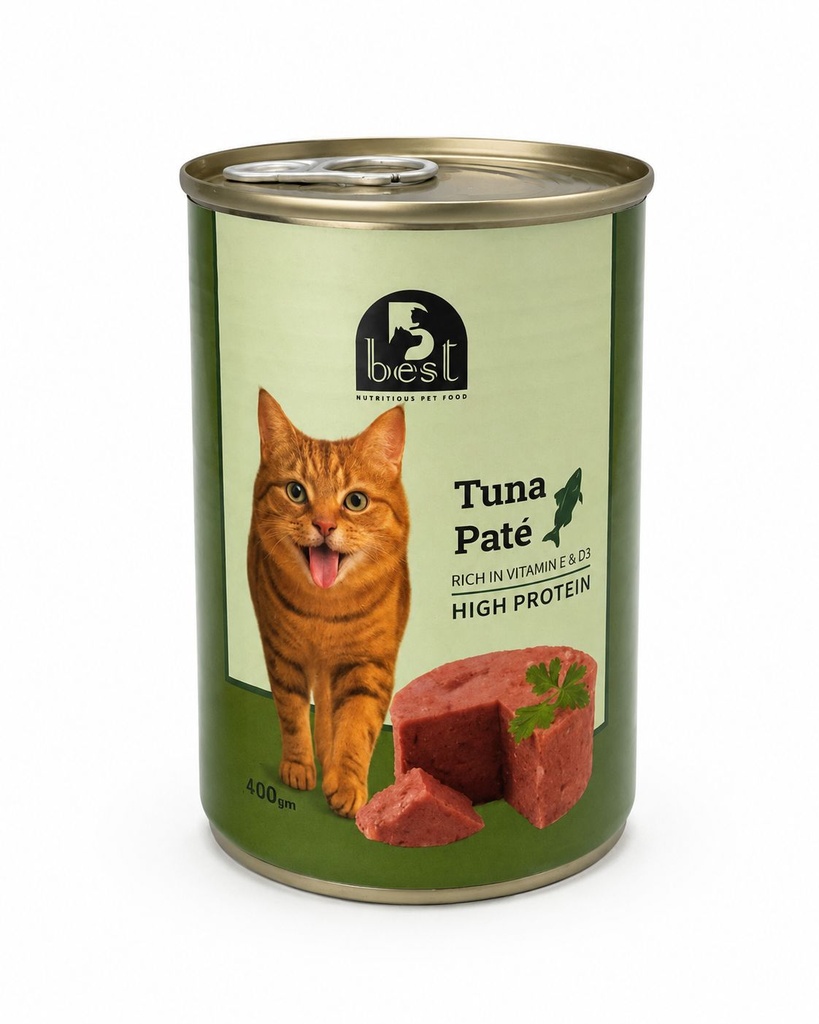 Wet Food Best cat  Can Food Adult Tuna 400 gm
