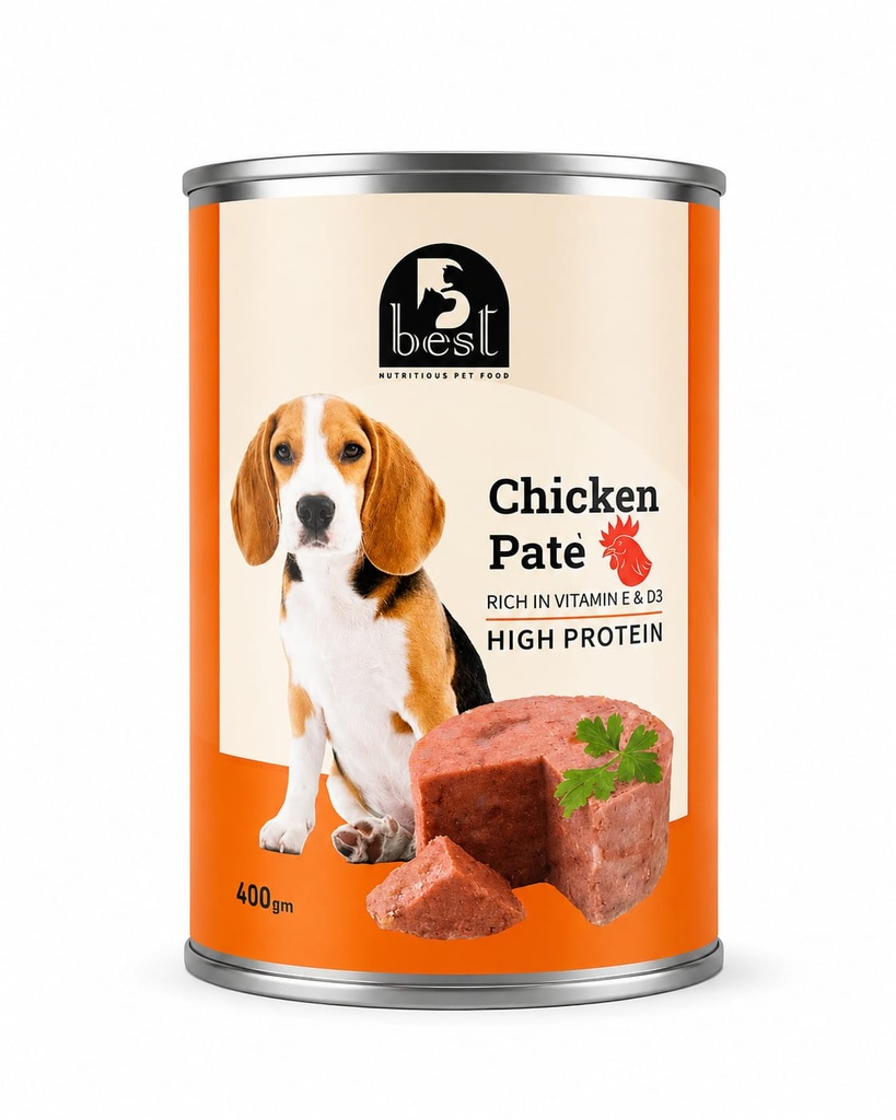 Wet Food Best dog  Can Food Adult Chicken 400 gm