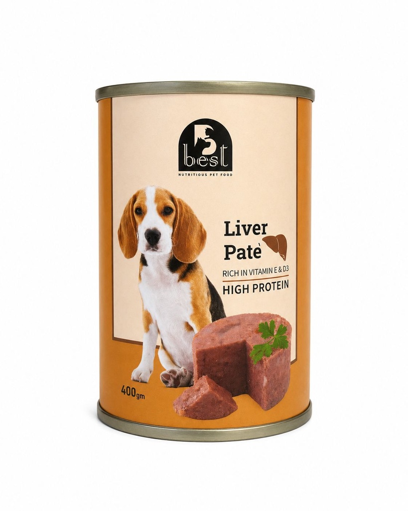 Wet Food Best dog  Can Food Adult Liver 400 gm