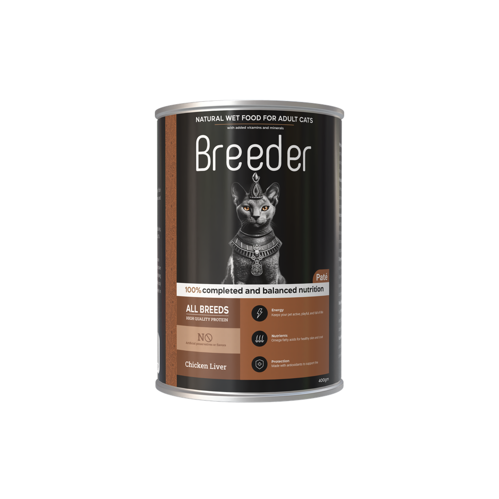 [2388] Wet Food Breeder cat  Can Food Adult Chicken With Liver 400 gm 24 PCS / Packet