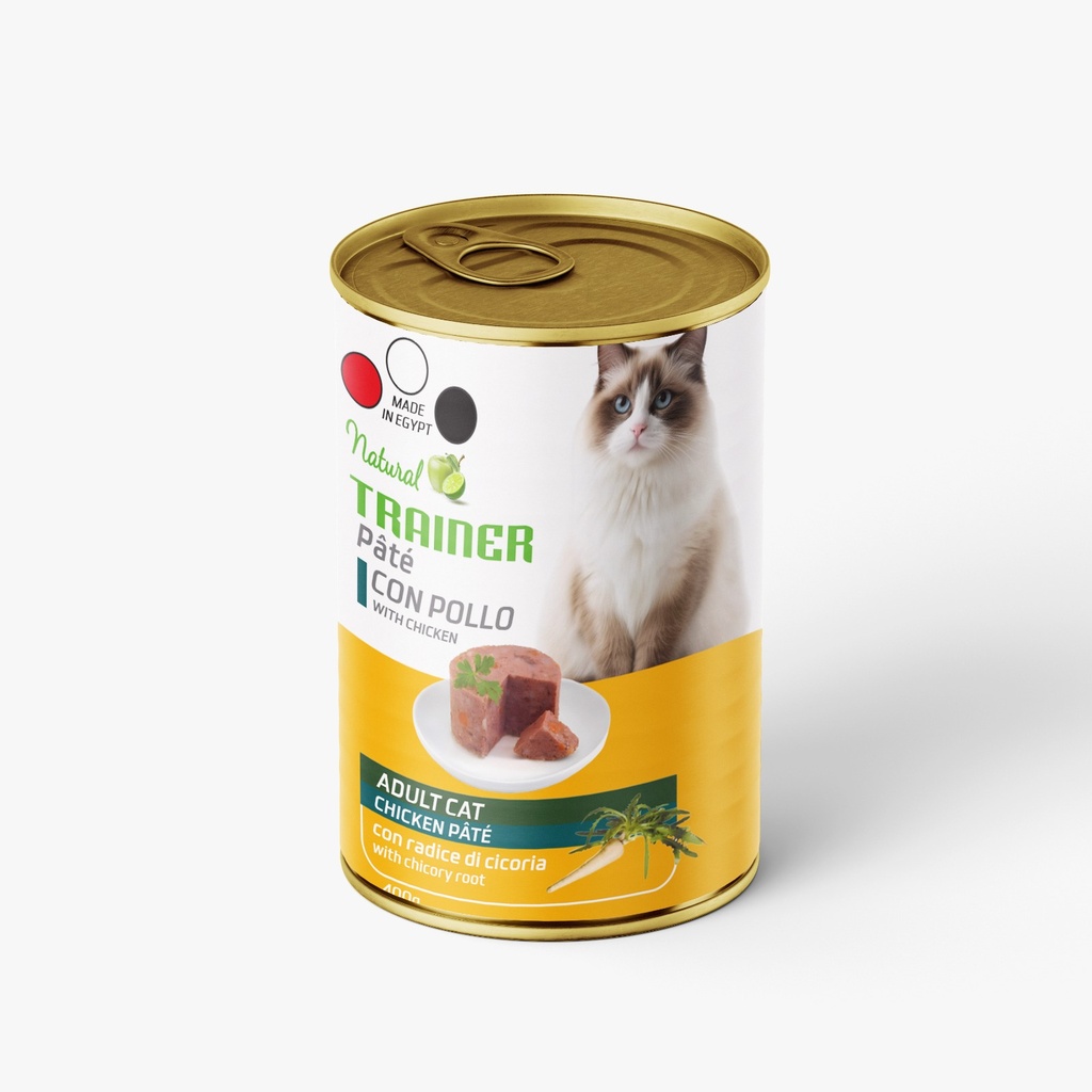 Wet Food Trainer cat  can food chicken 400 gm