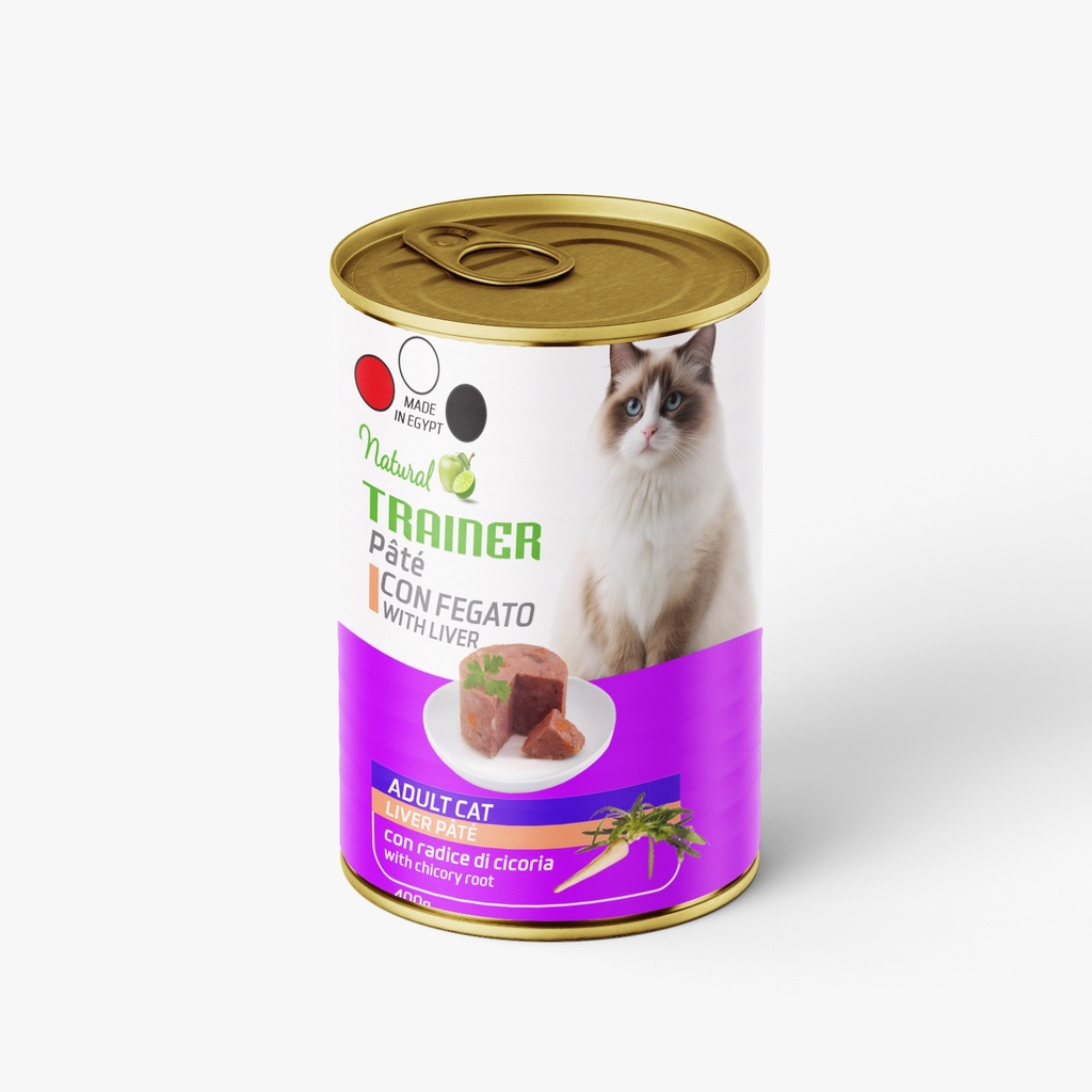 Wet Food Trainer cat  can food liver 400 gm