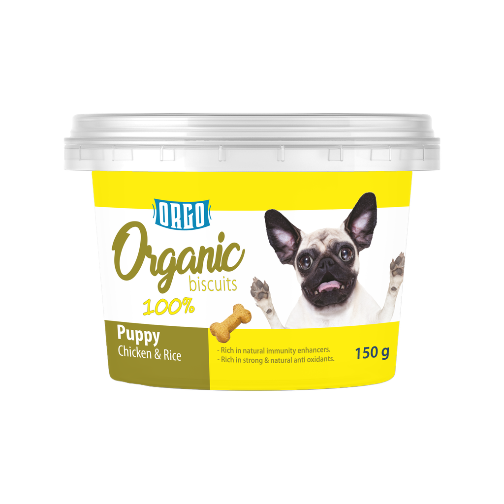 biscuits orgo DOG Puppy Chicken 150 gm