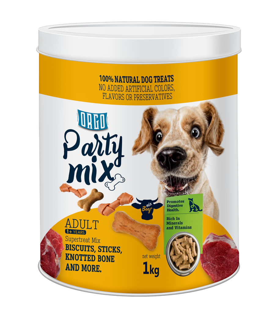 biscuits orgo DOG partly mix beef 1 kg