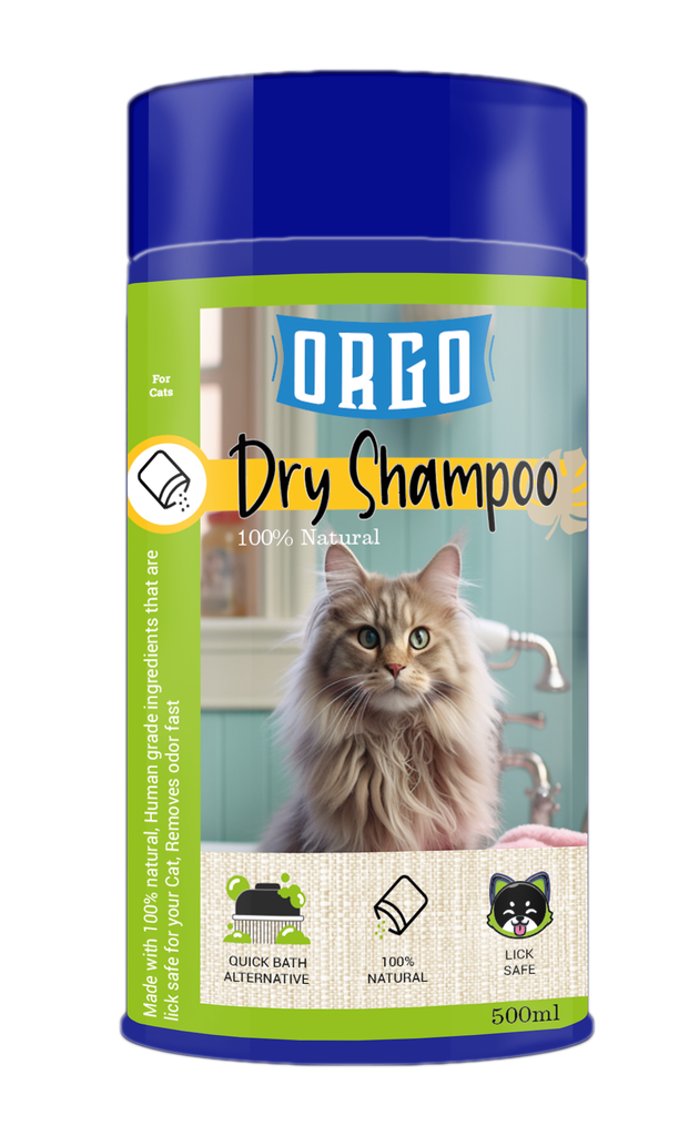 Orgo - Dry Shampoo - Adult Cat - 500 Ml