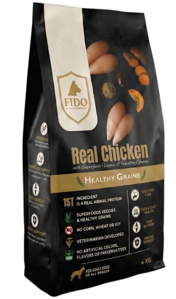 dry food FIDO - real dog  Adult  4 kg