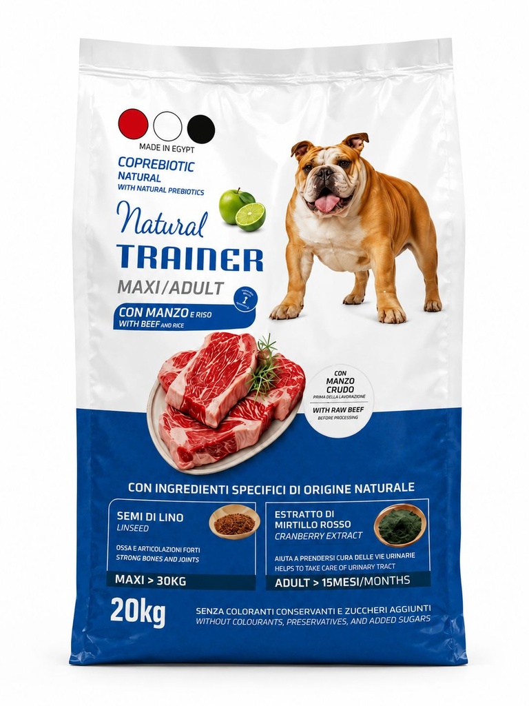 dry food Trainer dog  Adult Con Manzo E Riso 20 kg