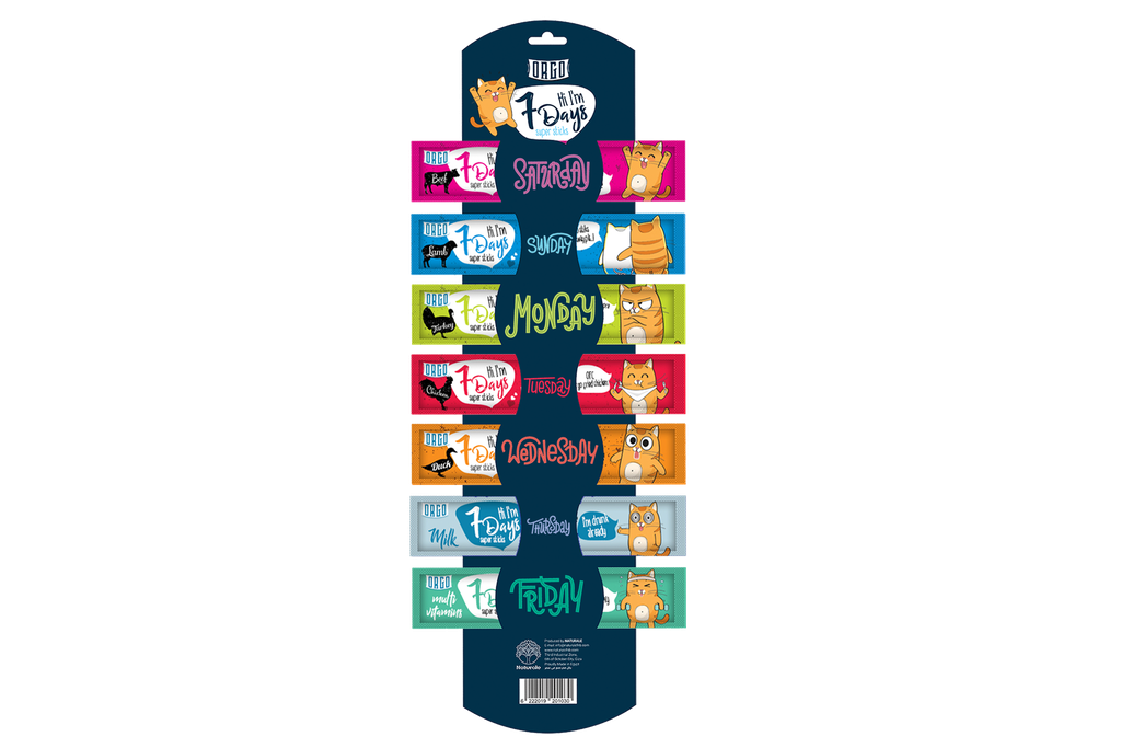 treats orgo CAT 7 Days ( 7 Pcs / Card )