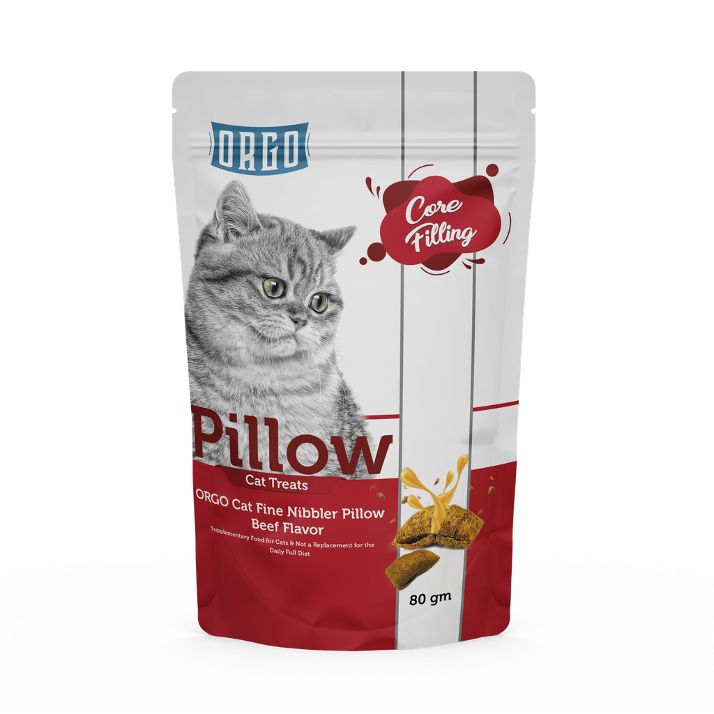 treats orgo CAT Pillow 80 gm  Beef