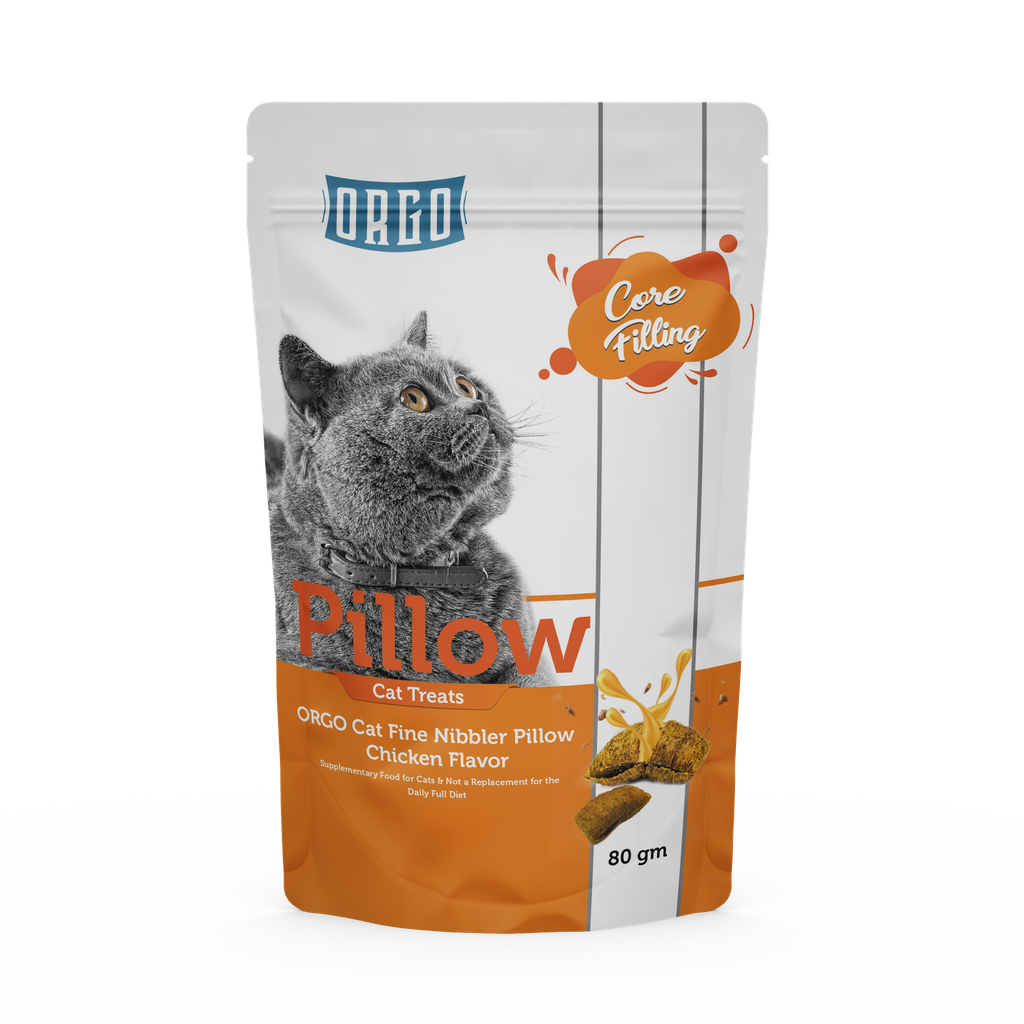 treats orgo CAT Pillow 80 gm Chicken