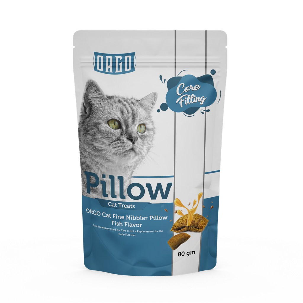 treats orgo CAT Pillow 80 gm Fish