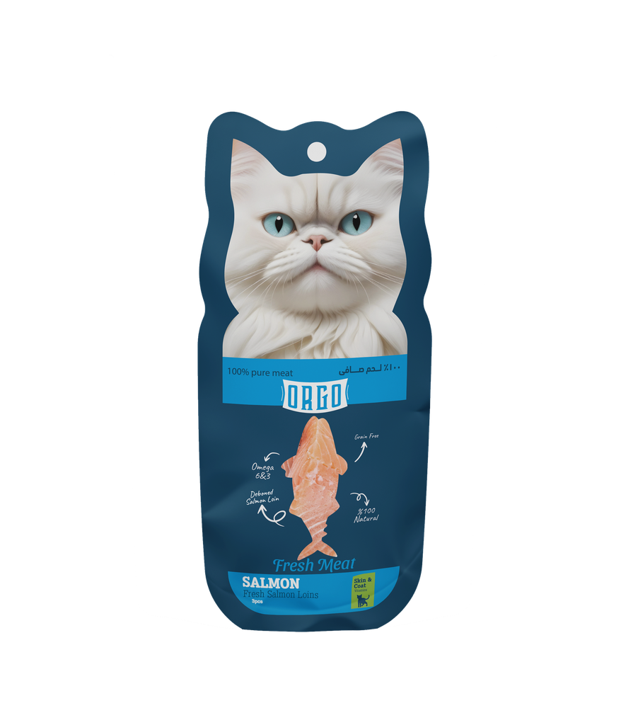treats orgo DOG Freh Meat - Salmon - 3Pcs