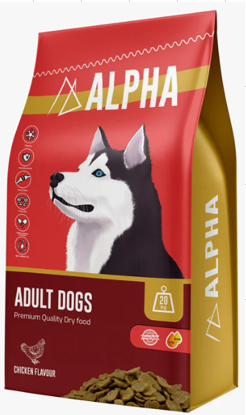 Alpha - Dry Food - For Adult Dogs - 20 kg - Chicken