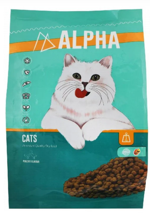 Alpha - Dry Food - For Adult Cats - 1 kg - Poultry