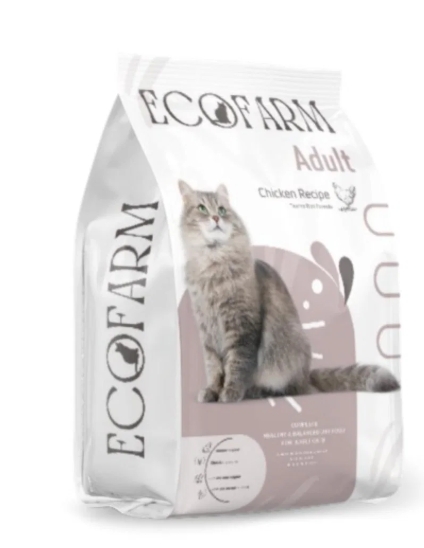 Ecofarm - Dry Food - For Adult Cats - 10 kg - Chicken