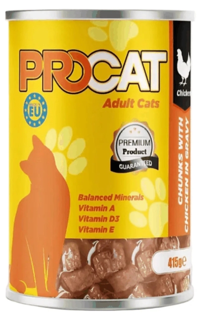 Procat - Can 415 gm - Adult Cats - Chicken