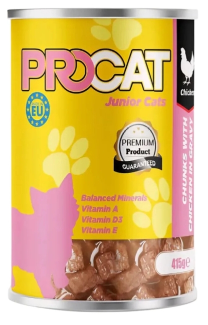 Procat - Can 415 gm - Kittens Cats - Chicken