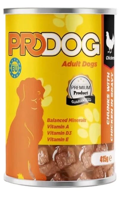 Prodog - Can 415 gm - Adult Dog - Chicken