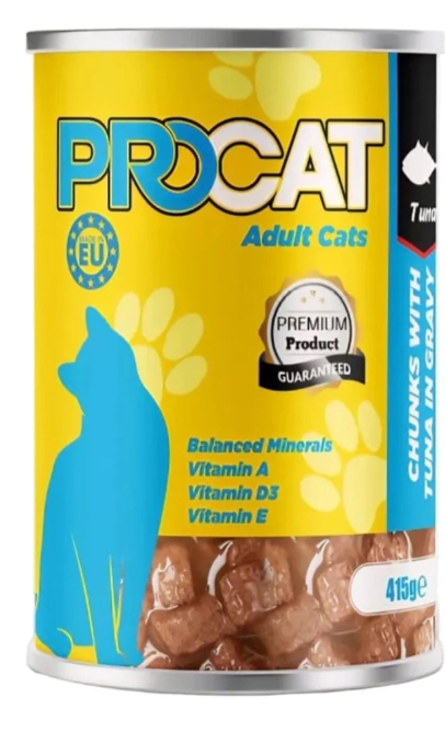 Procat - Can 415 gm - Adult Cats - Tuna