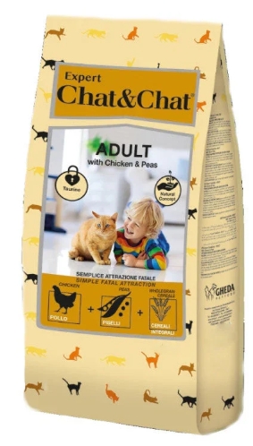 CHAT & CHAT - For Adult Cats - 900 gm - With Chicken