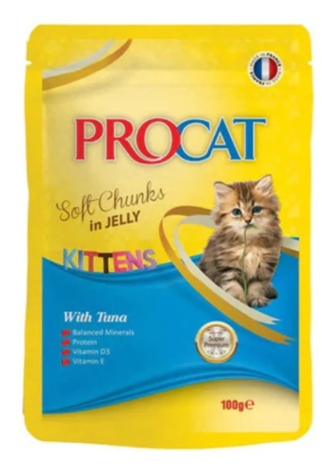 Procat - For Kitten Cats - Pouch 100 gm - With Tuna