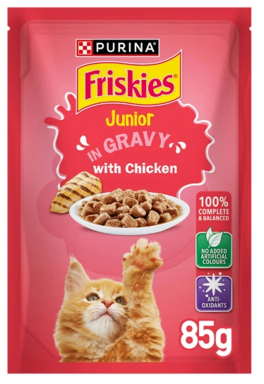 Purina - Friskies - For Junior Cats - Pouch 85 gm - With Chicken
