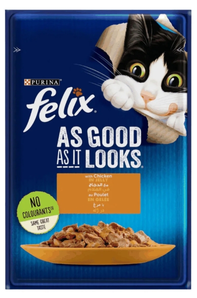 Purina - Felix - For Junior Cats - Pouch 85 gm - With Chicken