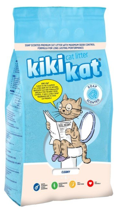 KiKi Kat - Cat Litter - Cleany - 5 L