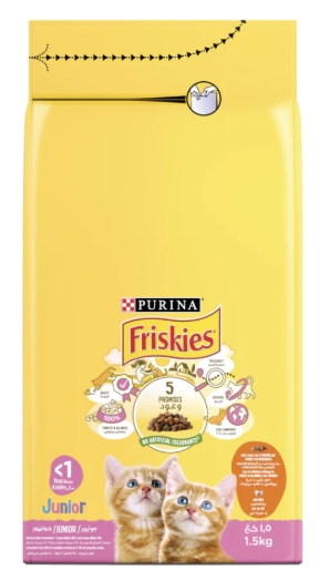 Purina - Friskies - For Junior Cats - 1.5 kg - With Chicken & Turkey