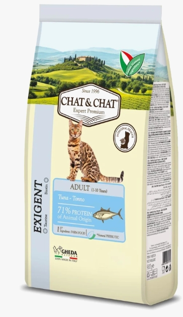 CHAT & CHAT - For Adult Cats - 14 kg - Exigent - Tuna