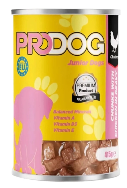 Prodog - Can 415 gm - Junior Dog - Chicken