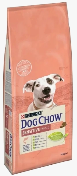 Purina - Dog Chow - Dry Food - For Adult Dog - Sensitive - 14 kg - Salmon