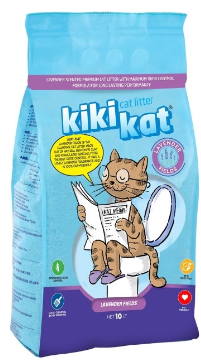 KiKi Kat - Cat Litter - Lavender - 10 L