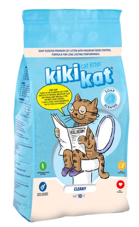KiKi Kat - Cat Litter - Cleany - 10 L
