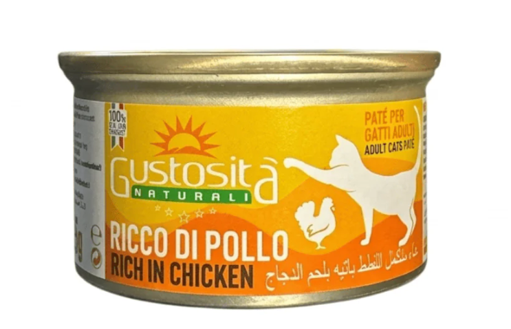Gustosita - Can 85 gm - For Adult Cats - Chicken