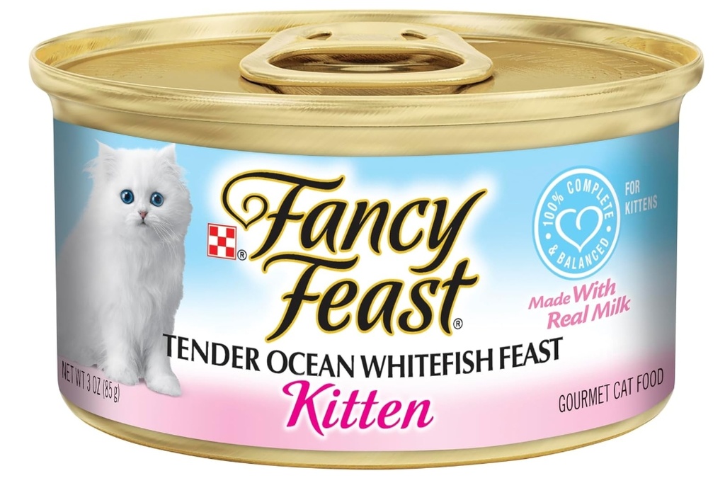 Purina - Fancy Feast - Can 85 gm - For Kitten - Ocean Whitefish & Tuna
